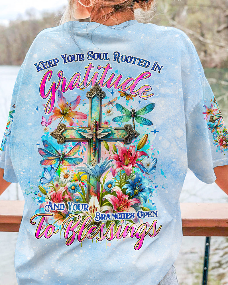 Keep Your Soul Rooted In Gratitude Women's All Over Print Shirt - Tyqy0412232