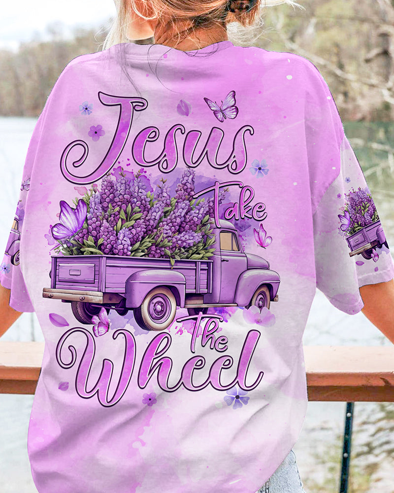 Jesus Take The Wheel Women's All Over Print Shirt - Tyqy2711231