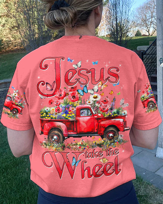 Jesus Take The Wheel Women's All Over Print Shirt - Tytd0903241