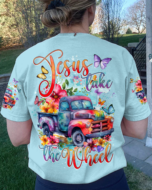 Jesus Take The Wheel Women's All Over Print Shirt - Tytd2003245