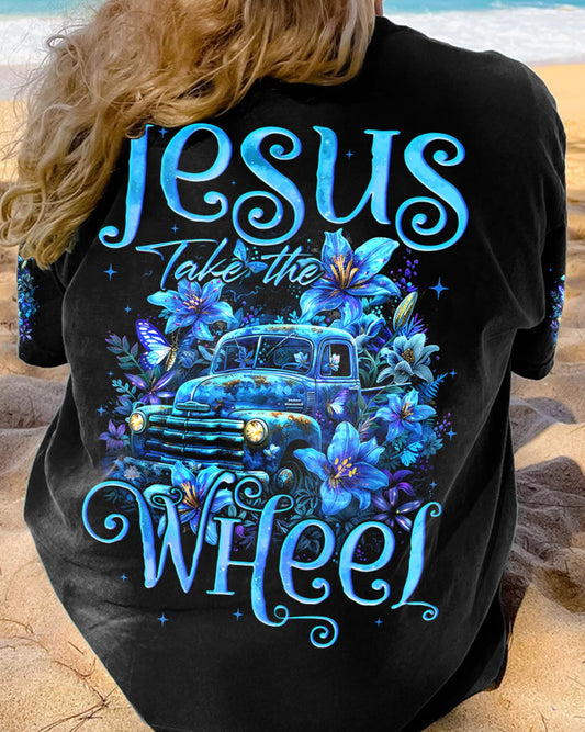 Jesus Take The Wheel Women's All Over Print Shirt - Tyqy1503245