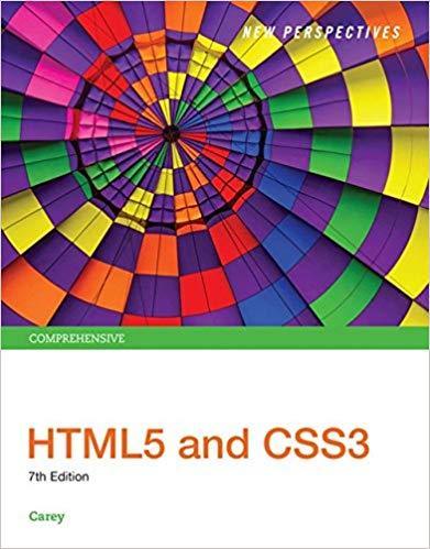 New Perspectives On Html5 And Css3 Comprehensive 7Th Edition ...