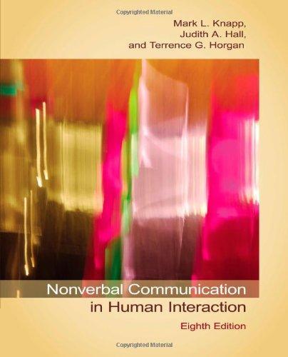 Nonverbal Communication In Human Interaction 8Th Edition