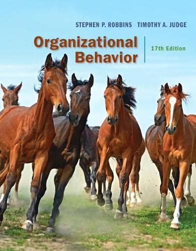 Organizational behavior - 17th Edition