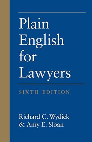 Plain English For Lawyers 6Th Edition