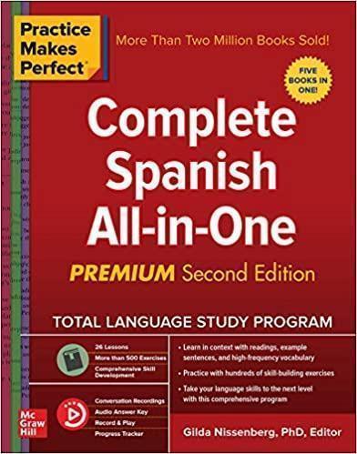 Practice Makes Perfect Complete Spanish All In One Premium 2Nd Edition