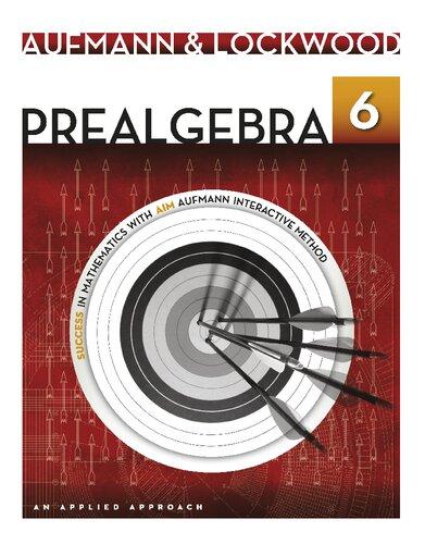 Prealgebra An Applied Approach 6th Edition