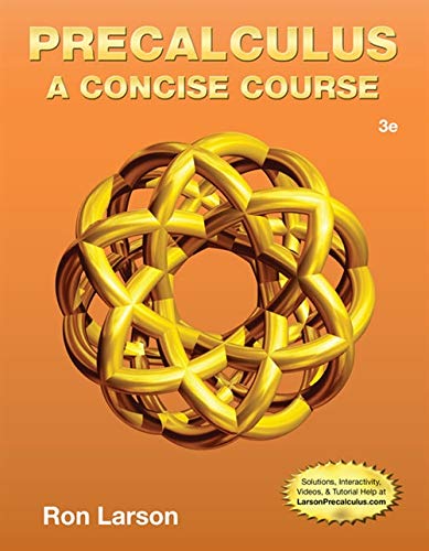 Precalculus : a concise course