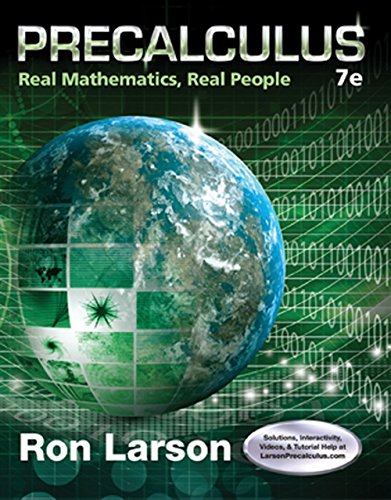 Precalculus : real mathematics, real people