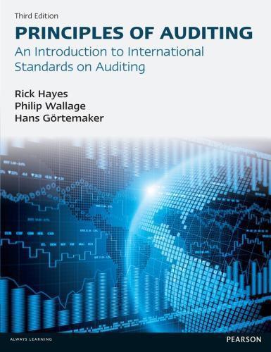 Principles Of Auditing An Introduction To International Standards On Auditing 3Rd Edition