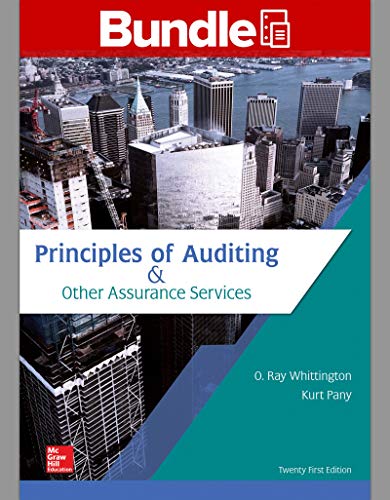 Principles of Auditing  Other Assurance Services 21st Edition