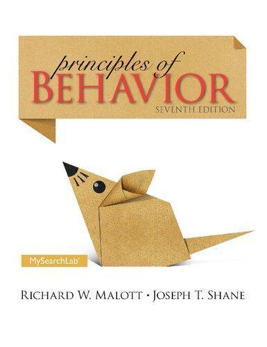 Principles Of Behavior 7Th Edition