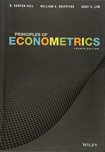 Principles of Econometrics, 4th Edition