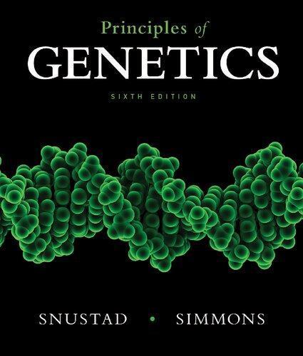 Principles Of Genetics 6Th Edition