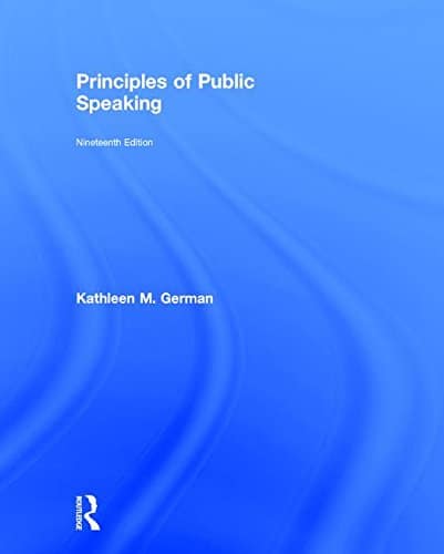 Principles of Public Speaking 19th Edition