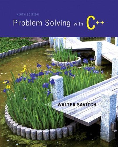 Problem Solving With C 9Th Edition