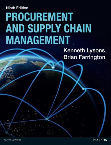 Procurement And Supply Chain Management 9Th Edition