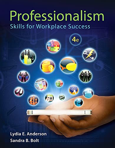 Professionalism: Skills for Workplace Success - 1st Edition