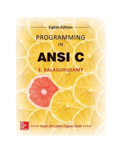 Programming In Ansi C 8Th Edition