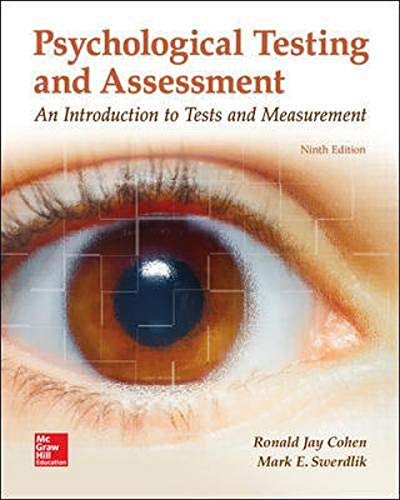 Psychological Testing and Assessment 9-edition