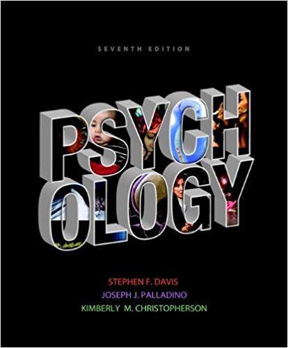 Psychology 7Th Edition Stephen F Davis