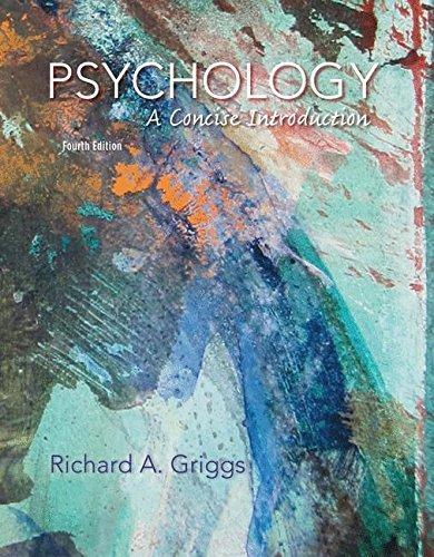 Psychology A Concise Introduction 4Th Edition