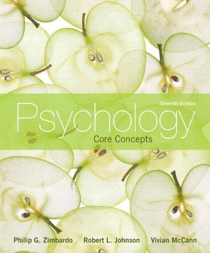 Psychology Core Concepts 7Th Edition