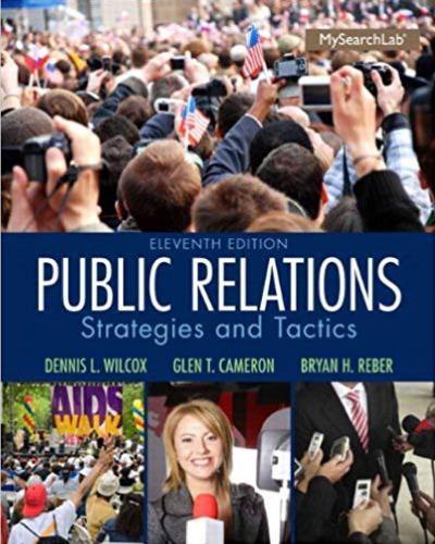 Public Relations Strategies And Tactics 11Th Edition