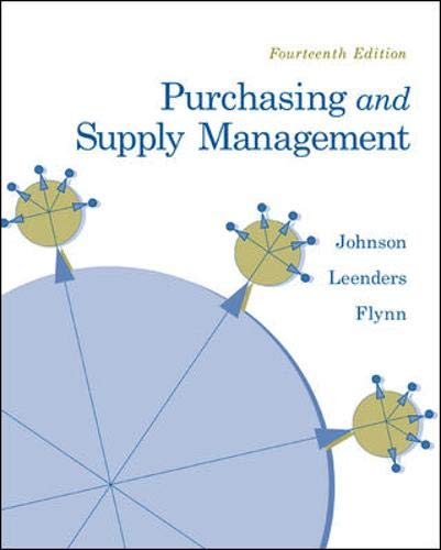 Purchasing and Supply Management