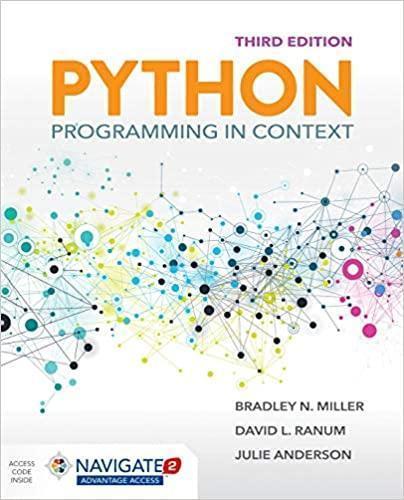 Python Programming In Context 3Rd Edition