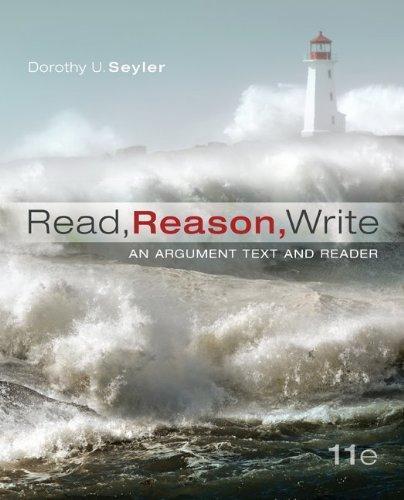 Read Reason Write 11Th Edition