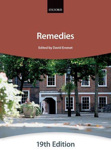 Remedies Bar Manuals 19Th Edition