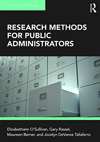 Research Methods for Public Administrators - 6th Edition