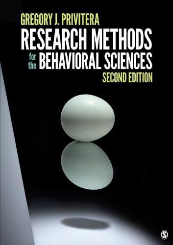 Research Methods For The Behavioral Sciences 2Nd Edition