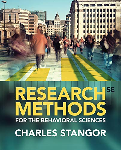 Research Methods for the Behavioral Sciences 5-edition