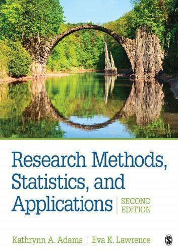 Research Methods Statistics And Applications 2Nd Edition