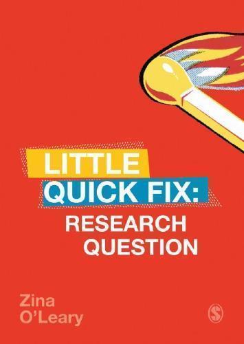 Research Question Little Quick Fix