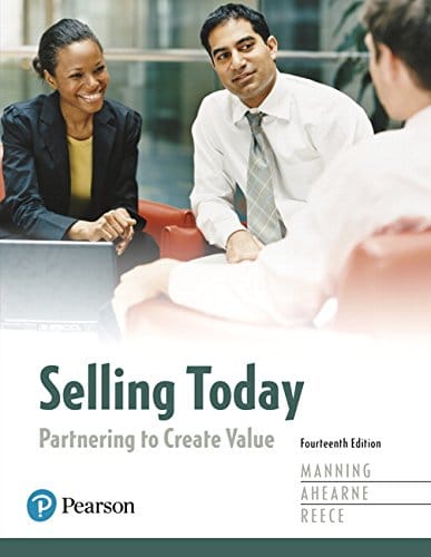 Selling Today Partnering to Create Value 14th Edition by Gerald L Manning