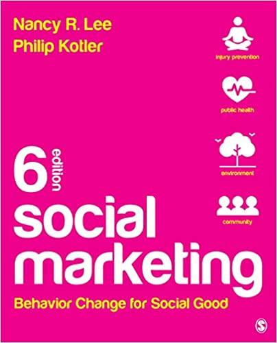 Social Marketing Behavior Change For Social Good 6Th Edition