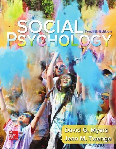 Social Psychology 12Th Edition