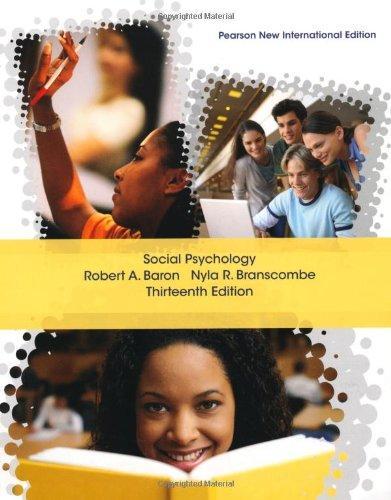 Social Psychology 13Th Edition