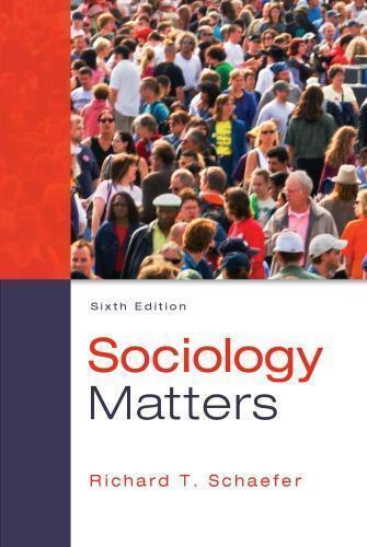 Sociology Matters 6Th Edition