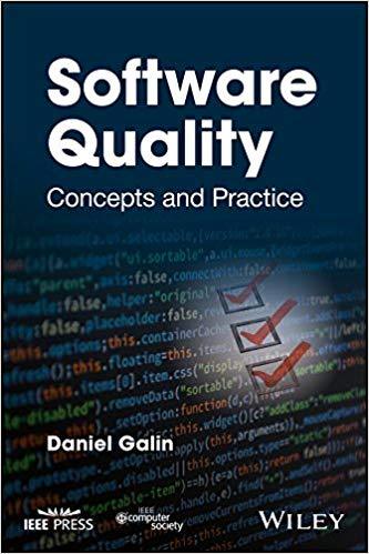 Software Quality Concepts And Practice