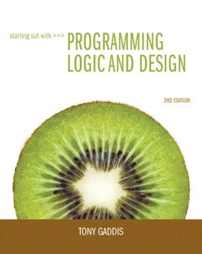 Starting Out With Programming Logic And Design 3Rd Edition