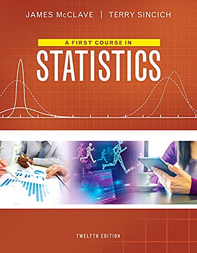 Statistics 12th Edition by James T McClave