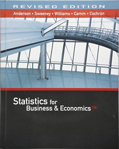 Statistics for Business &amp; Economics, Revised