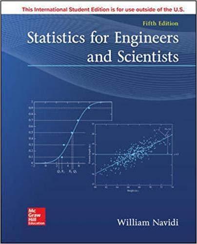 Statistics For Engineers And Scientists 5Th Edition