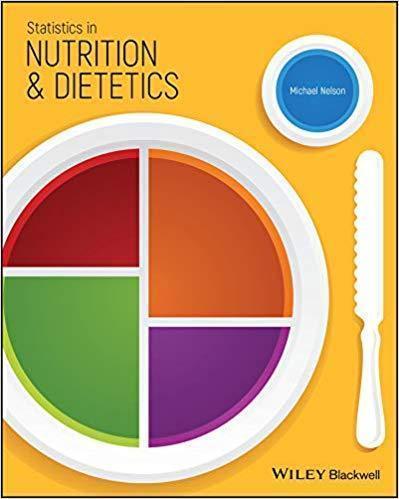 Statistics In Nutrition And Dietetics