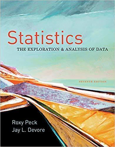 Statistics The Exploration Analysis Of Data 7Th Edition