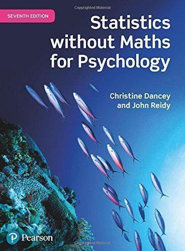 Statistics Without Maths For Psychology 7Th Edition